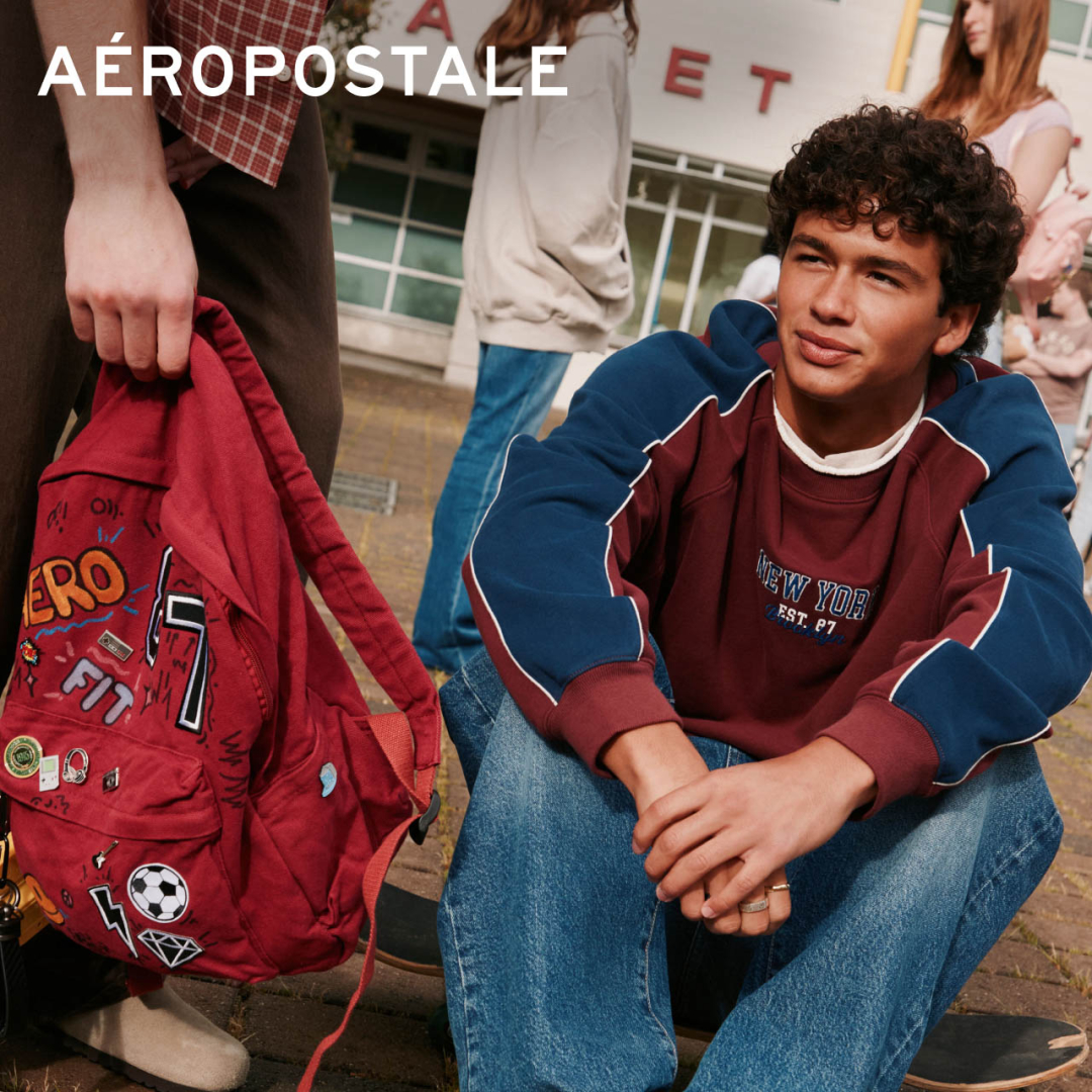Back to school just got better. Buy one pair of jeans, get one free for a friend. icon