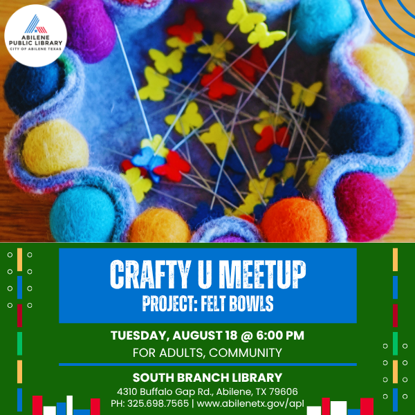 Crafty U: Felt Bowls