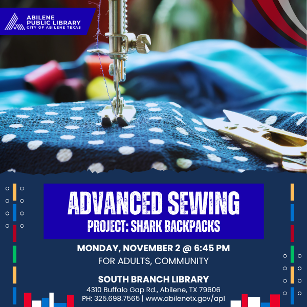 Advanced Sewing Project: Shark Backpacks