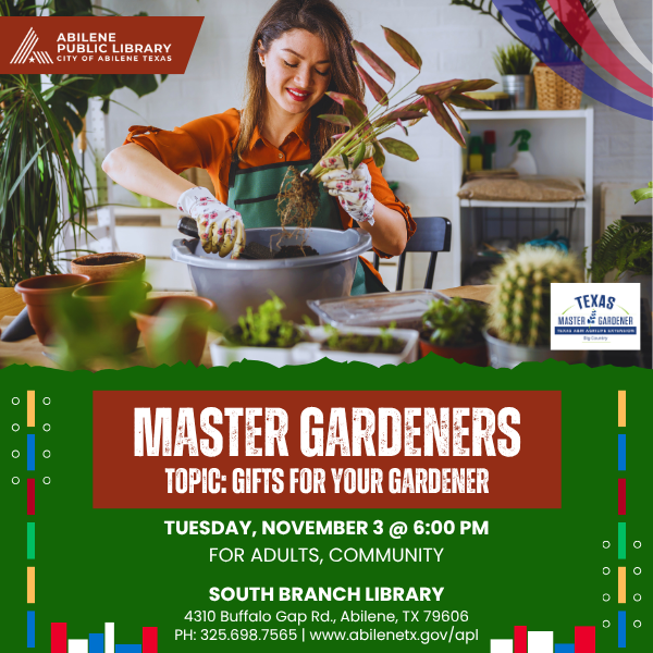 Master Gardeners Series: Gifts for Your Gardener