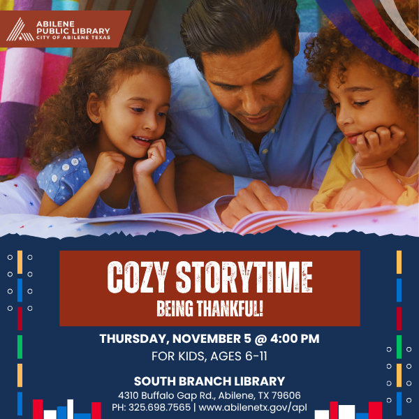 Cozy Storytime: Being Thankful