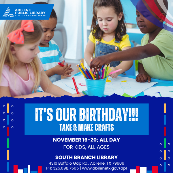 Birthday Take & Make Crafts for Kids