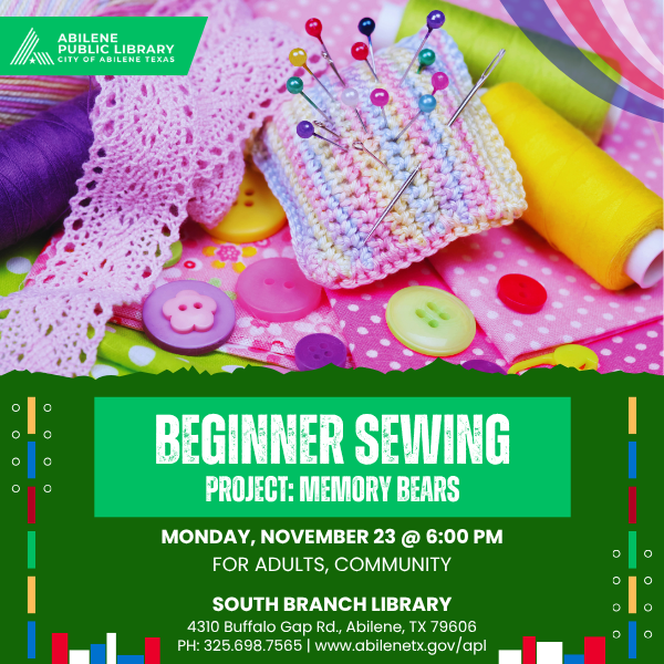 Beginner Sewing Project: Memory Bears
