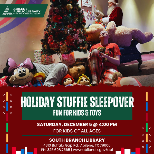Holiday Stuffie Sleepover