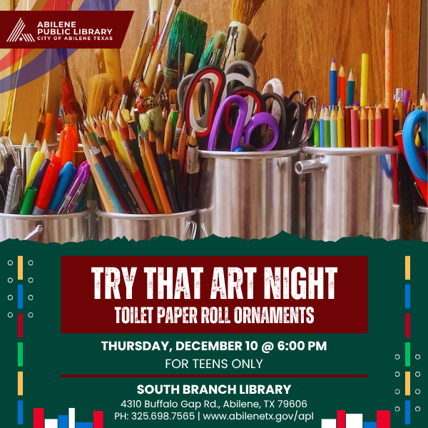 Try That Art Night Series for Teens