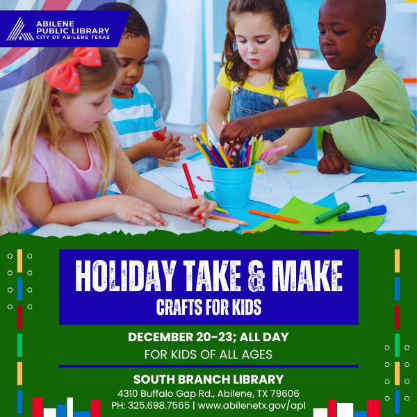 Holiday Take & Make Crafts
